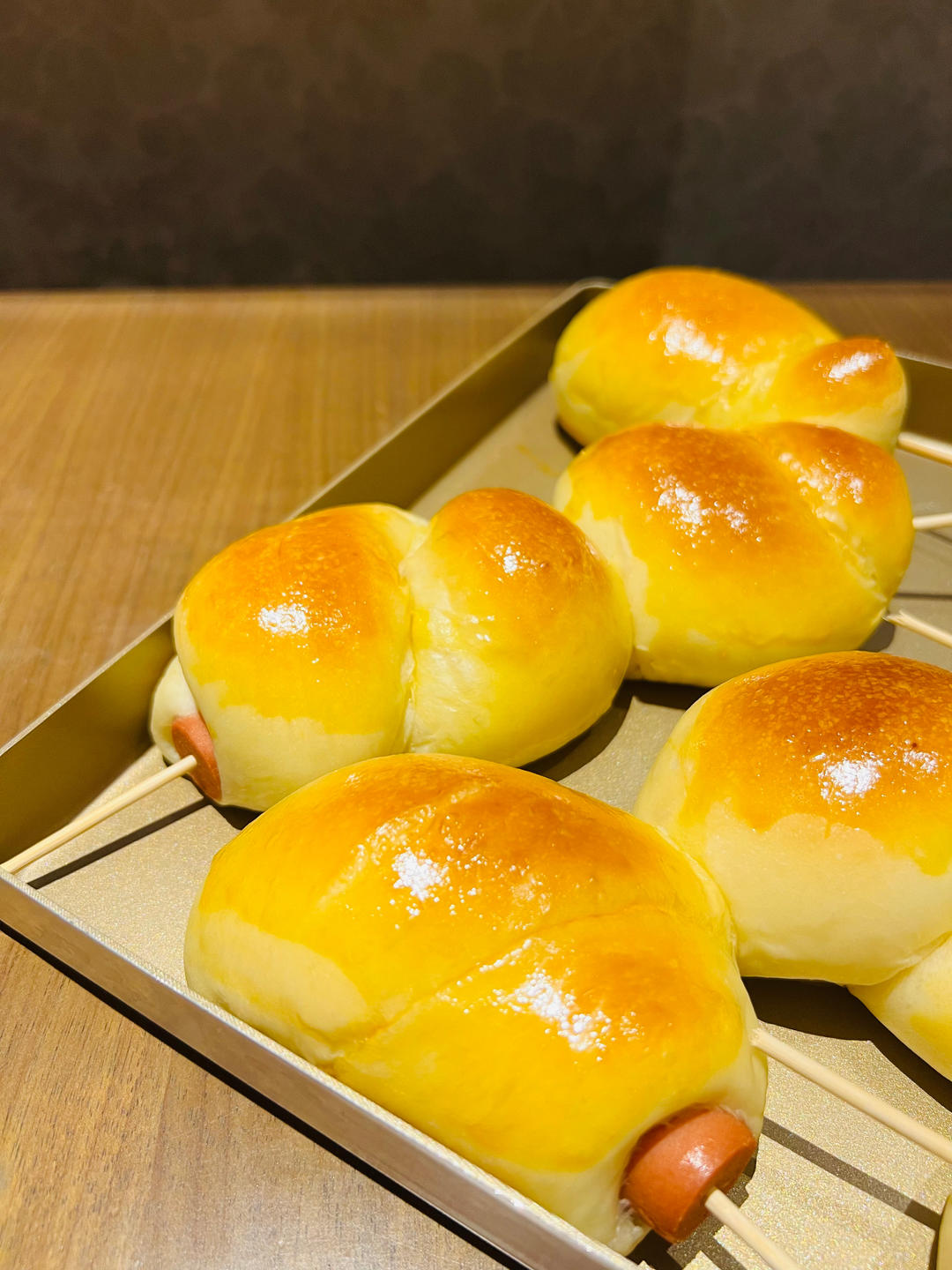 烤起来吧，鸡腿面包~