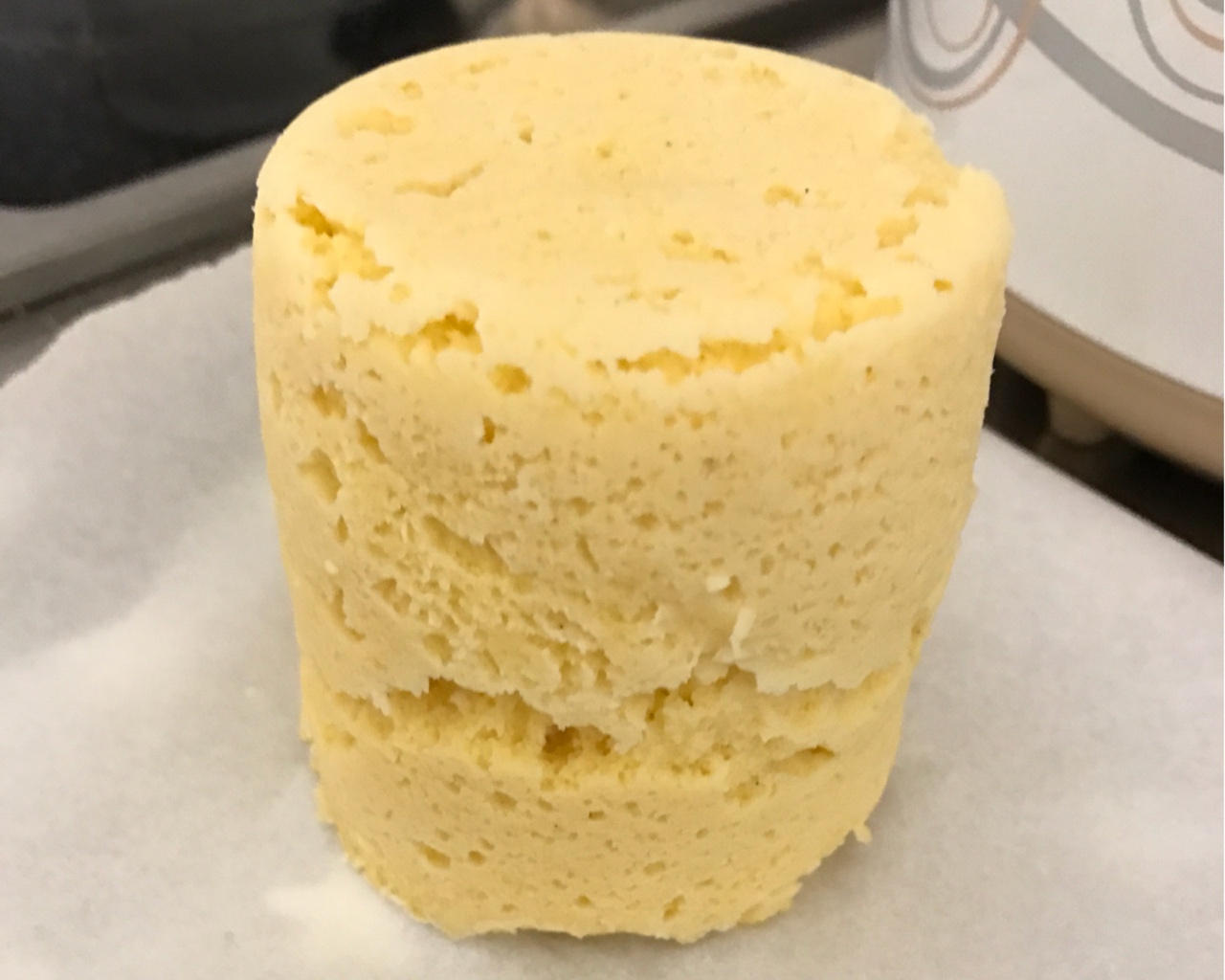 微波炉椰子面粉面包（低碳水高纤维）的做法