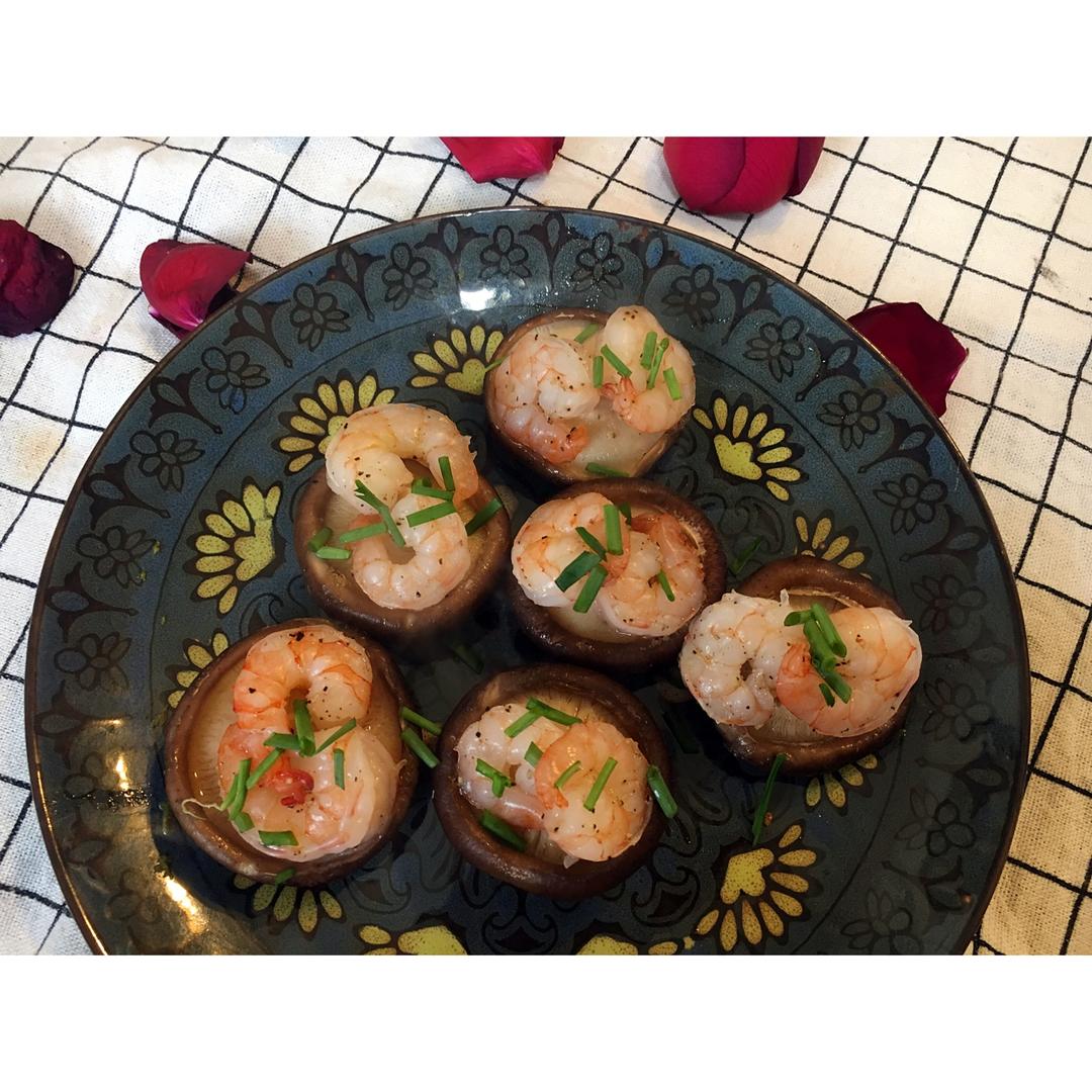 香菇蒸虾仁