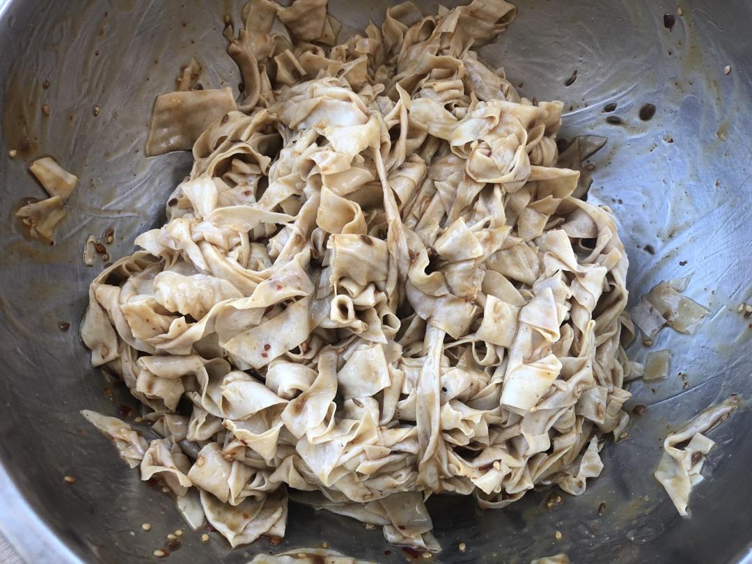 老式拌豆皮（小时候的味道）