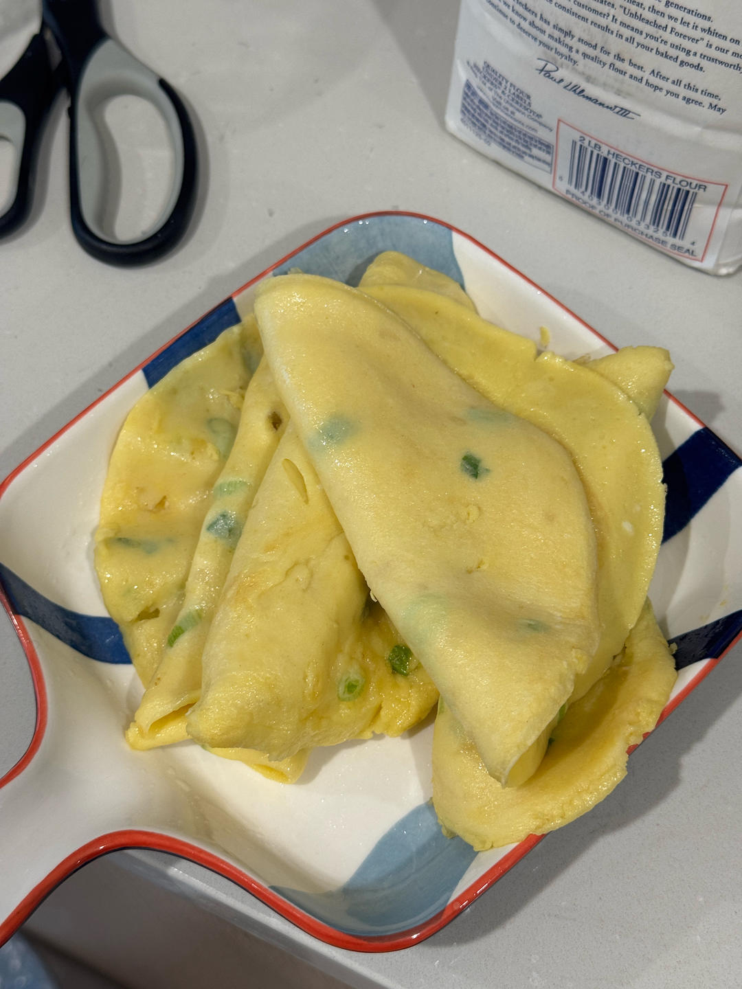 简单快手鸡蛋饼 柔软翻面不破