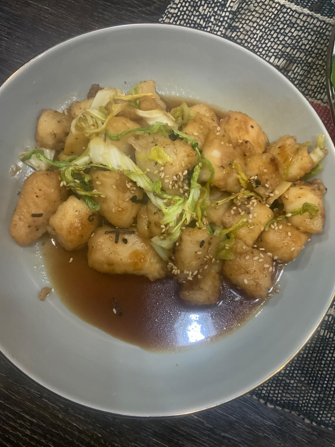 蒲烧龙利鱼芝士炒饭——大概是步骤最走心的几个菜谱之一