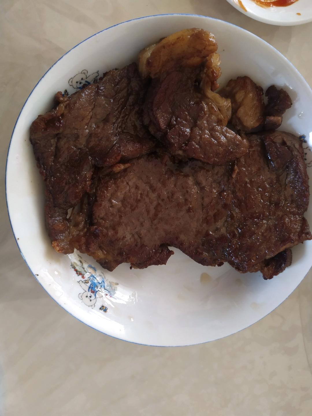 这么做厚切西冷牛排，不香吗