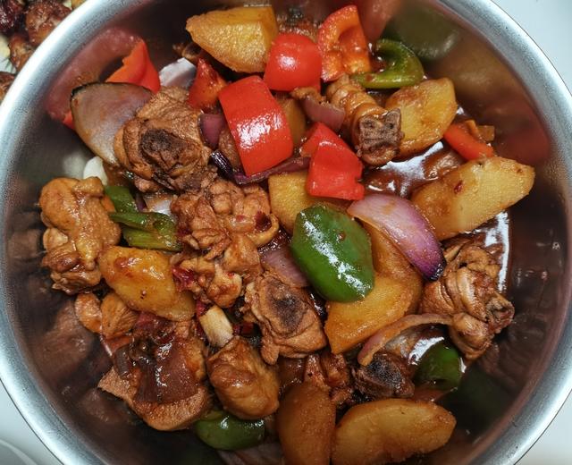 家庭版大盘鸡的做法