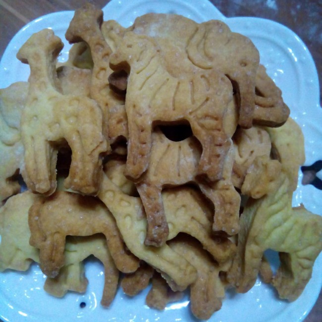 卡通黄油饼干