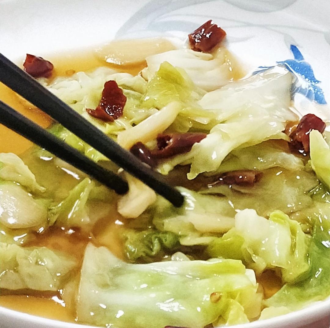 手撕圆白菜-新手下厨 Dry Chilli Cabbage