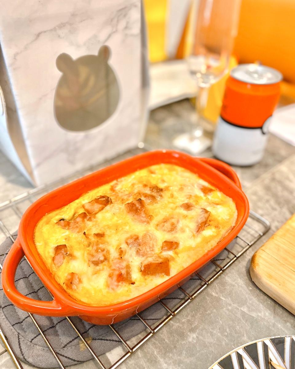 菠菜烘蛋烤箱版