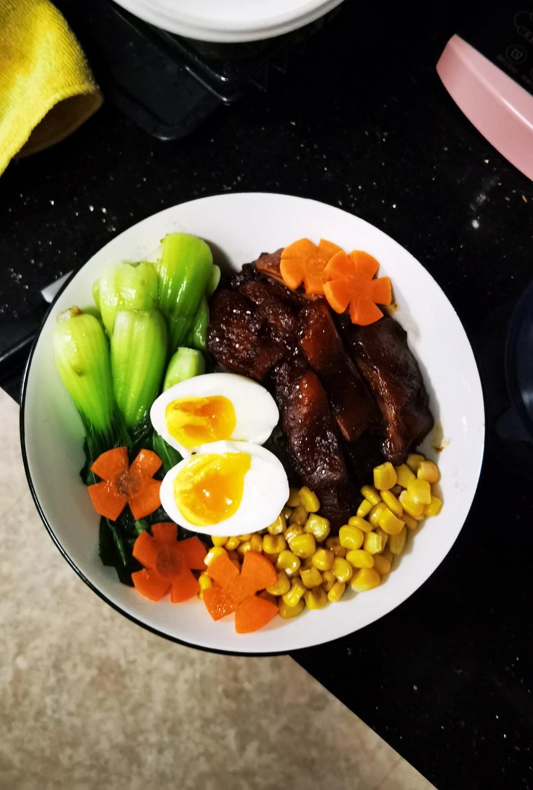 不放一滴油的照烧鸡腿饭