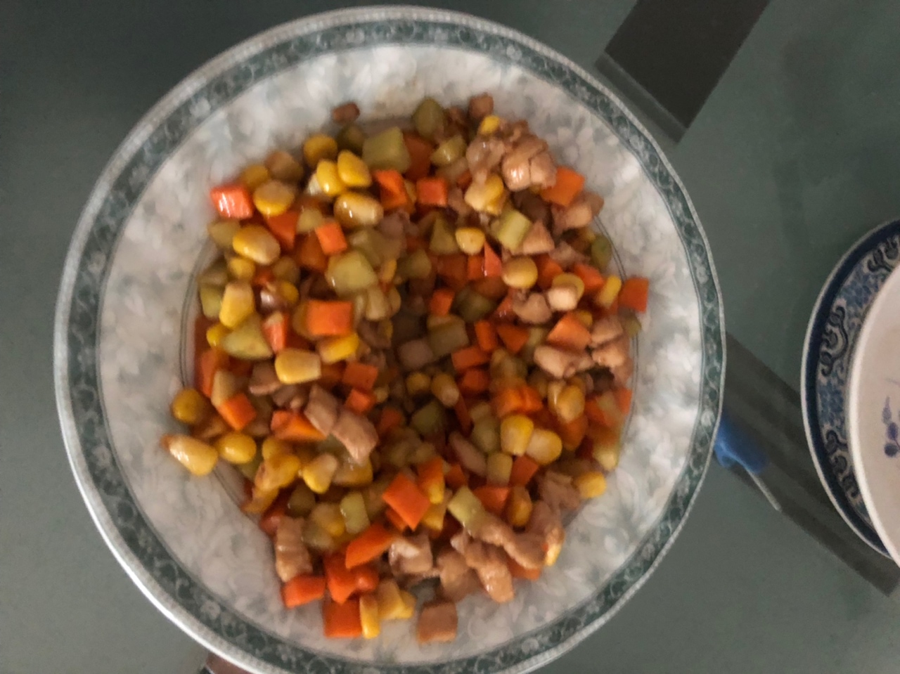 减脂-炒三丁（鸡胸肉，玉米，萝卜，黄瓜等）