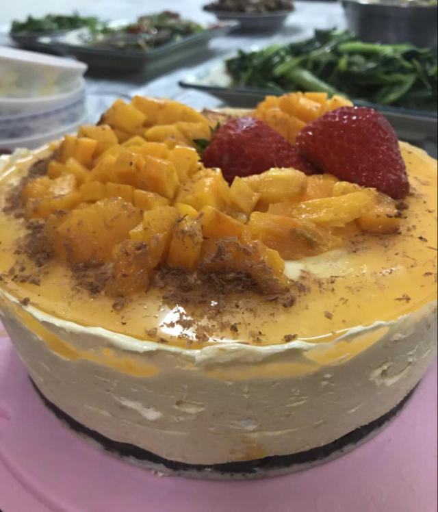 【视频】芒果慕斯（6寸） | 含镜面果胶配方