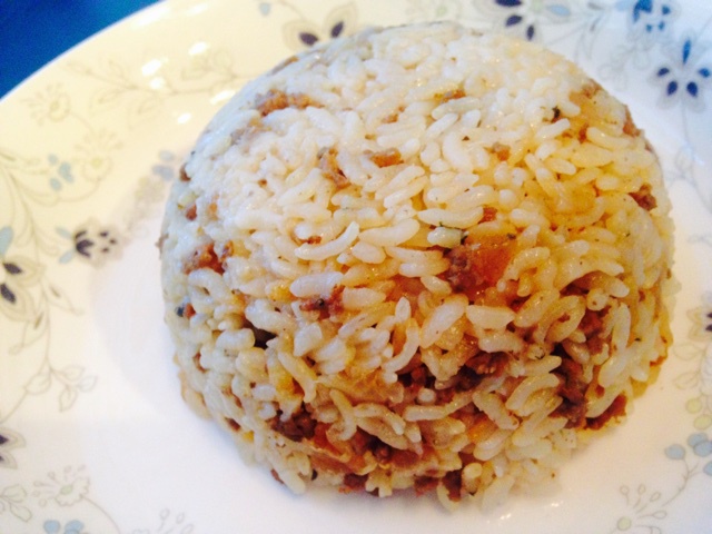 萝卜肉焖饭--松下SR-ANY151-P IH变频电饭煲