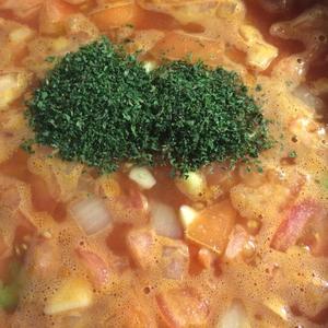 【素】田园时蔬番茄浓汤Summer Harvest Soup的做法 步骤7