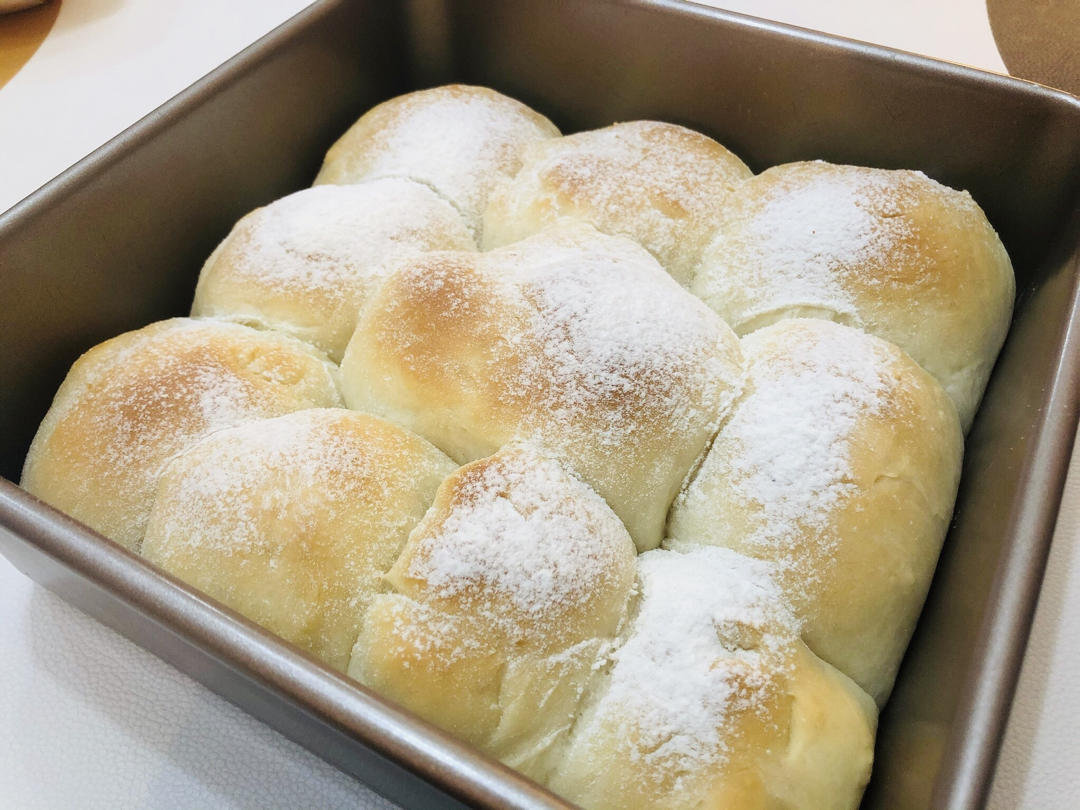 kelly_jiajia做的纯白超软日式牛奶面包