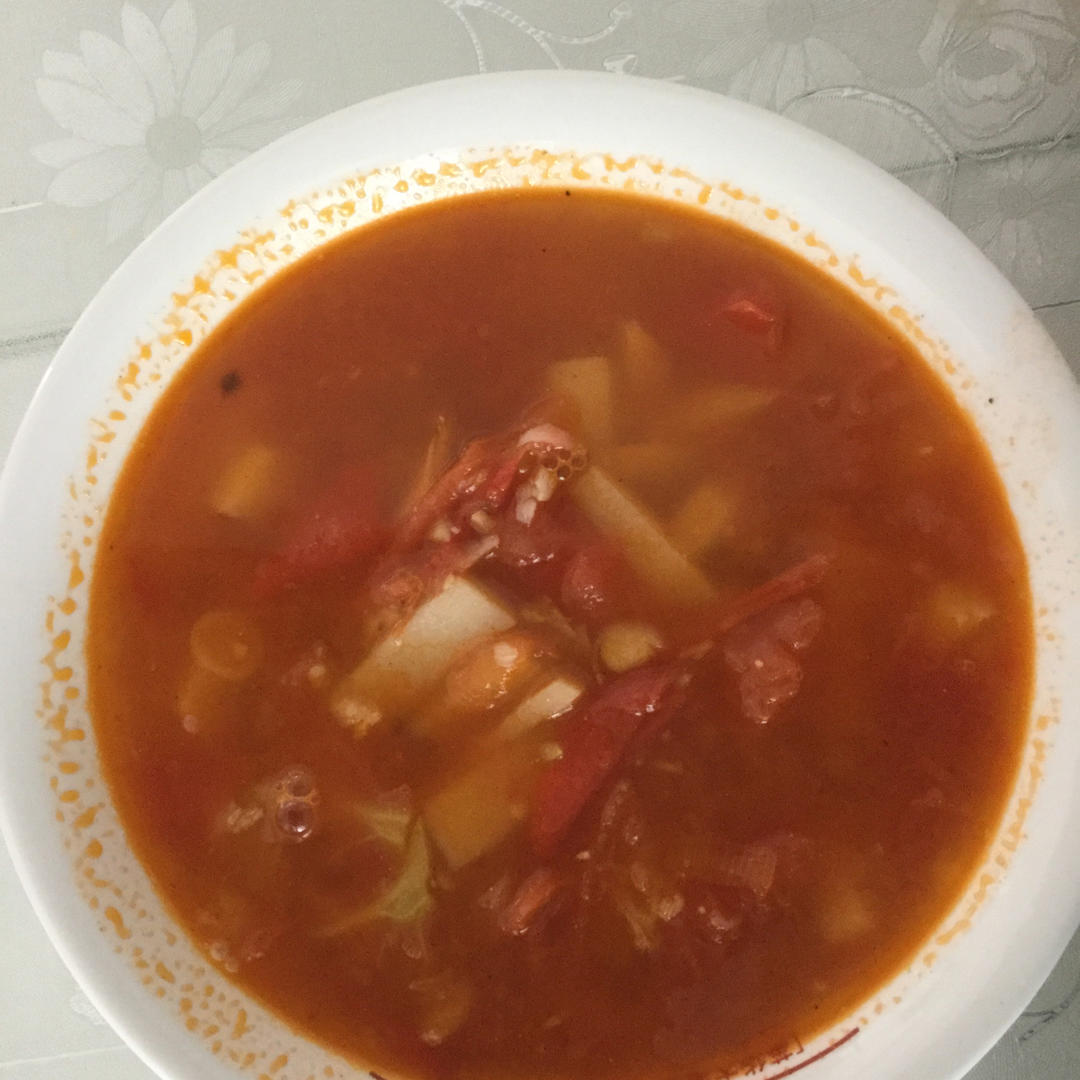 西红柿土豆汤