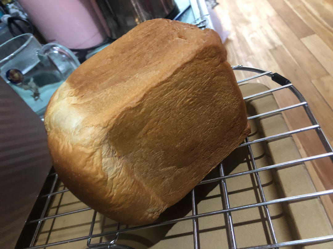 超棒的炼乳吐司只需一次发酵(450g土司盒x2)