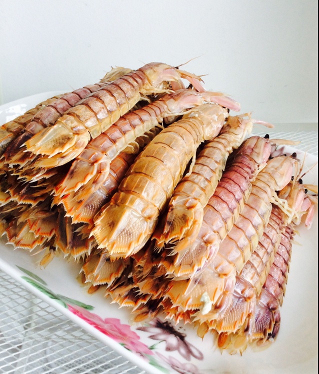 小橡皮1做的清蒸皮皮虾