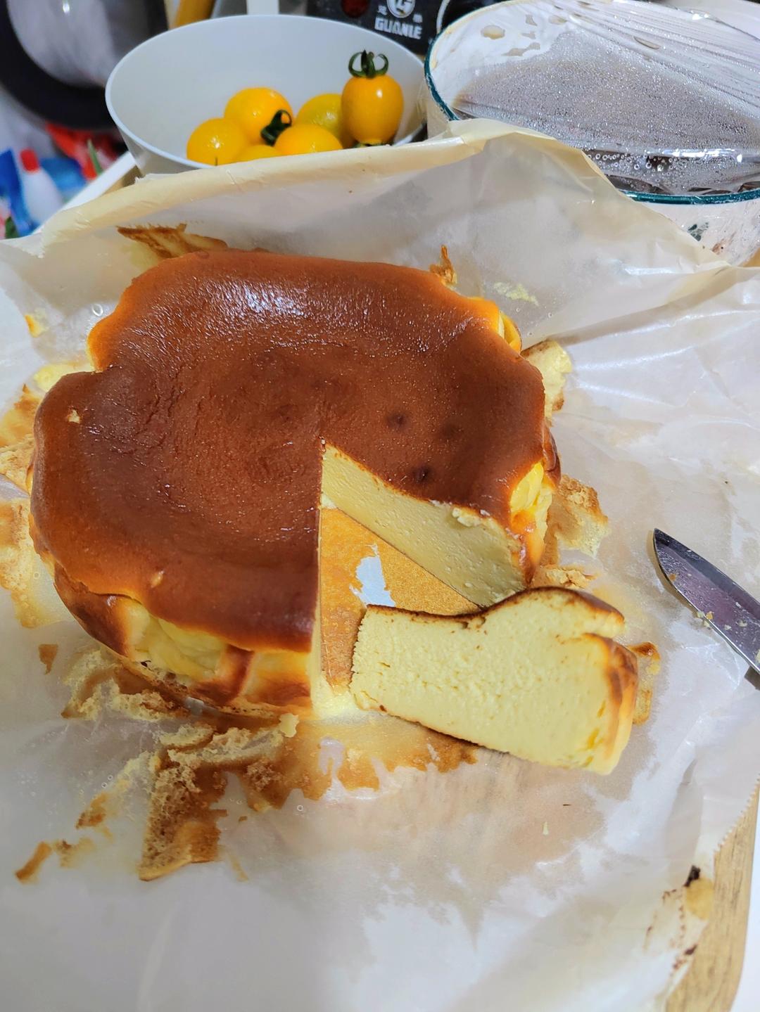 蓝莓巴斯克蛋糕