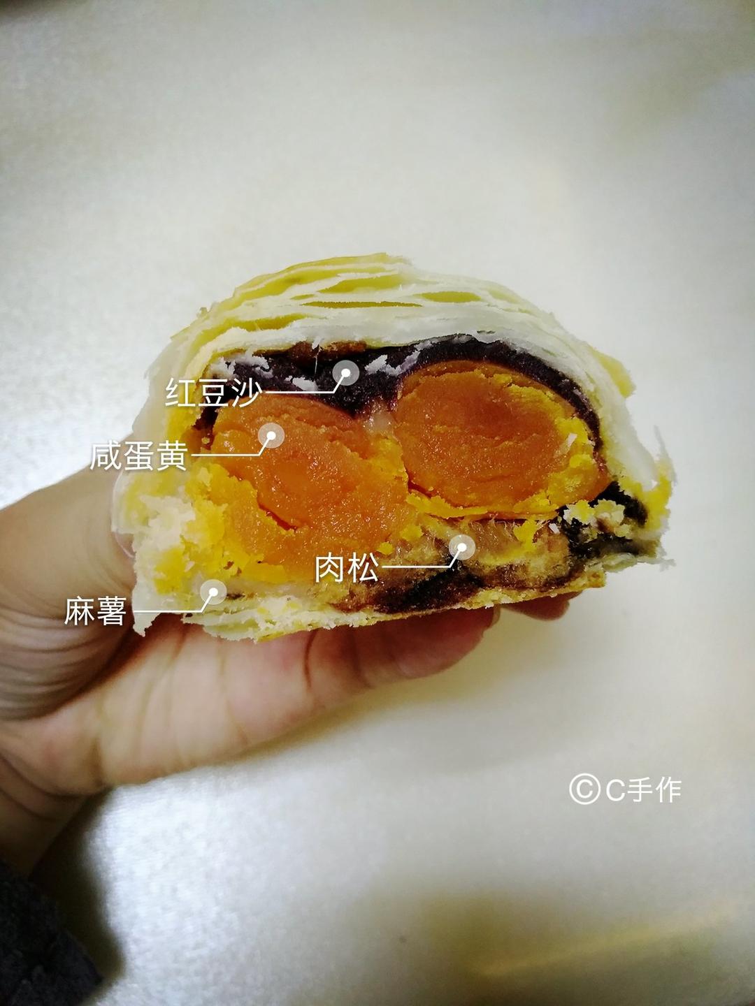 ㊙️网红麻薯肉松蛋黄酥🔥，好吃到爆‼️