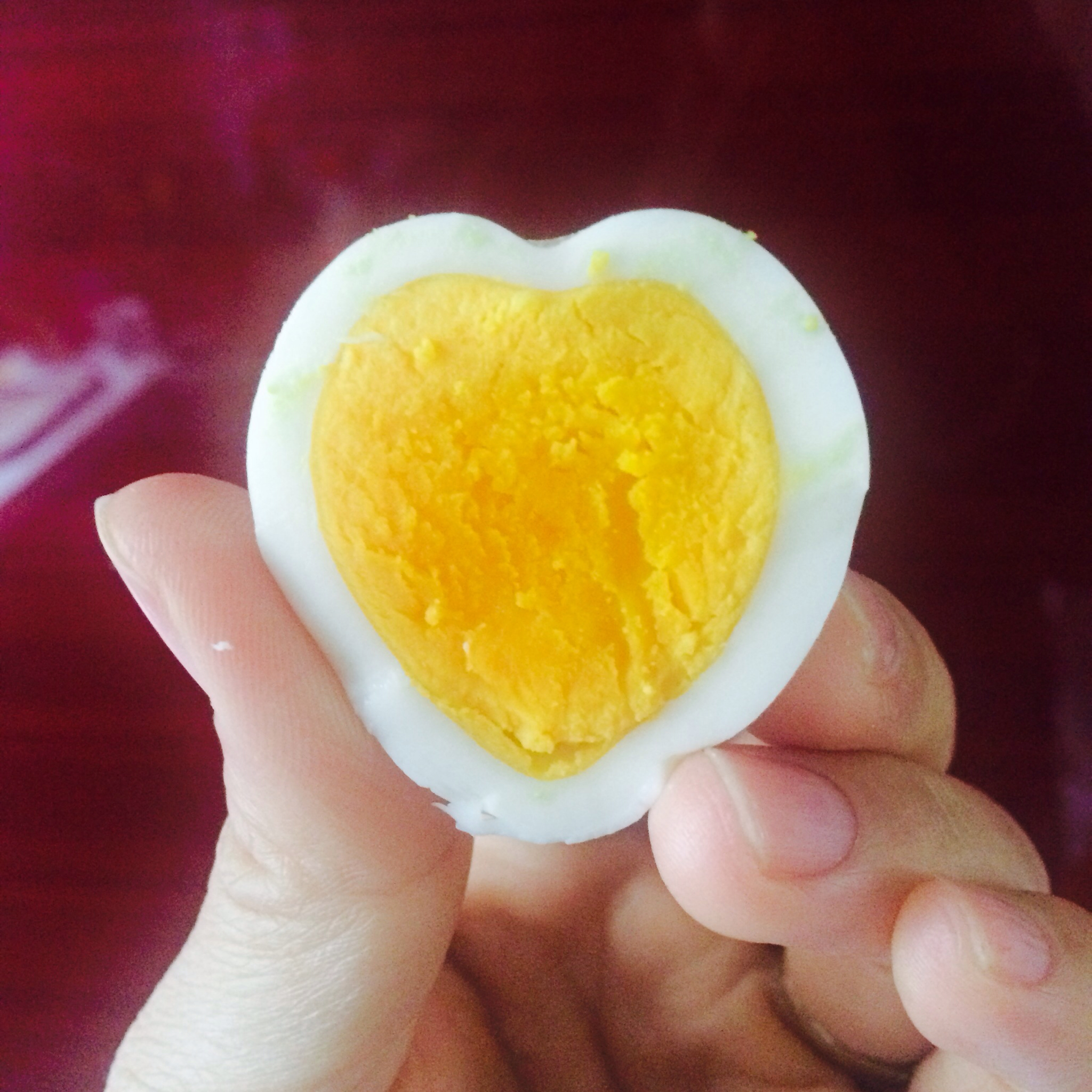 生活如此多娇20做的爱心鸡蛋凹造型