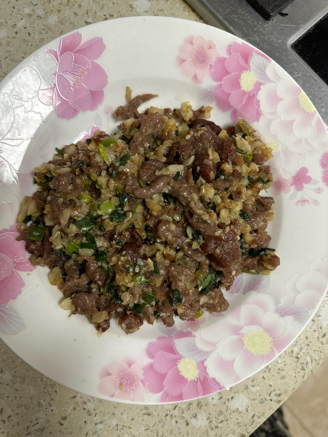 葱盐爆牛肉