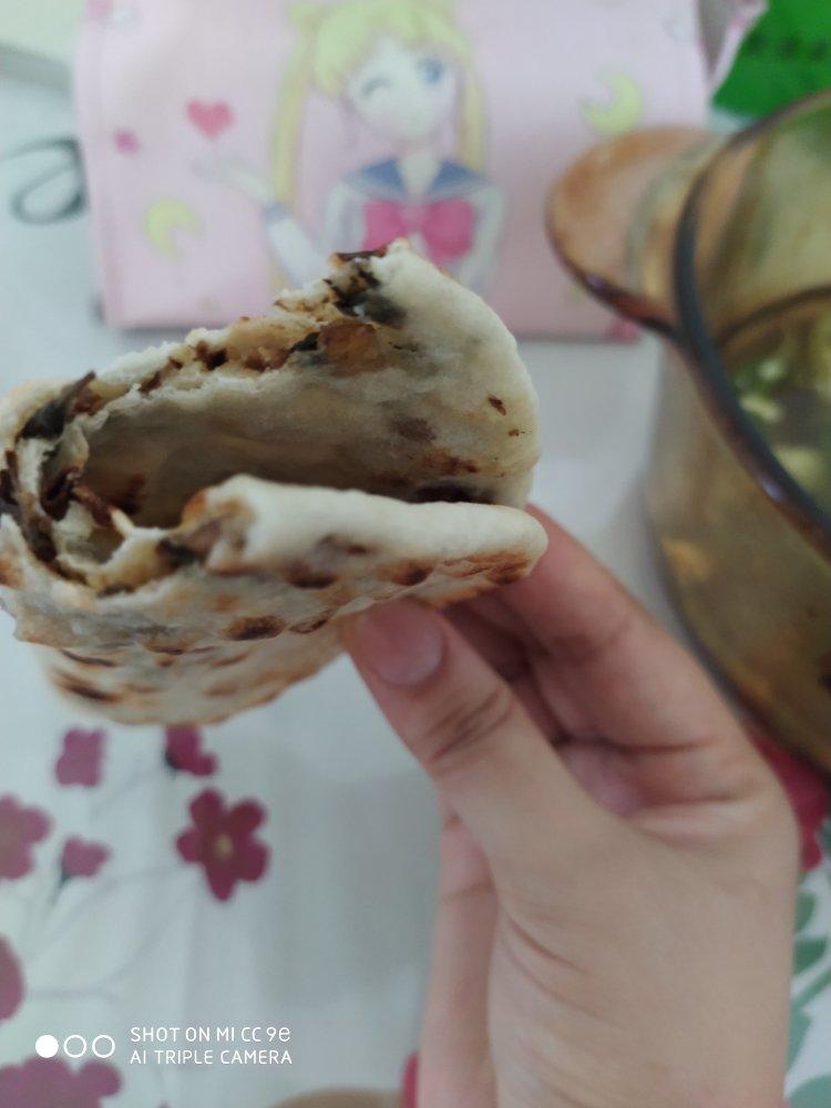 梅干菜肉饼（平底锅煎和烤箱烤两种吃法）