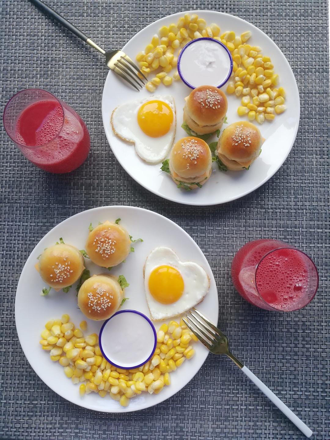 一次性发酵汉堡包🍔（波兰酵头）