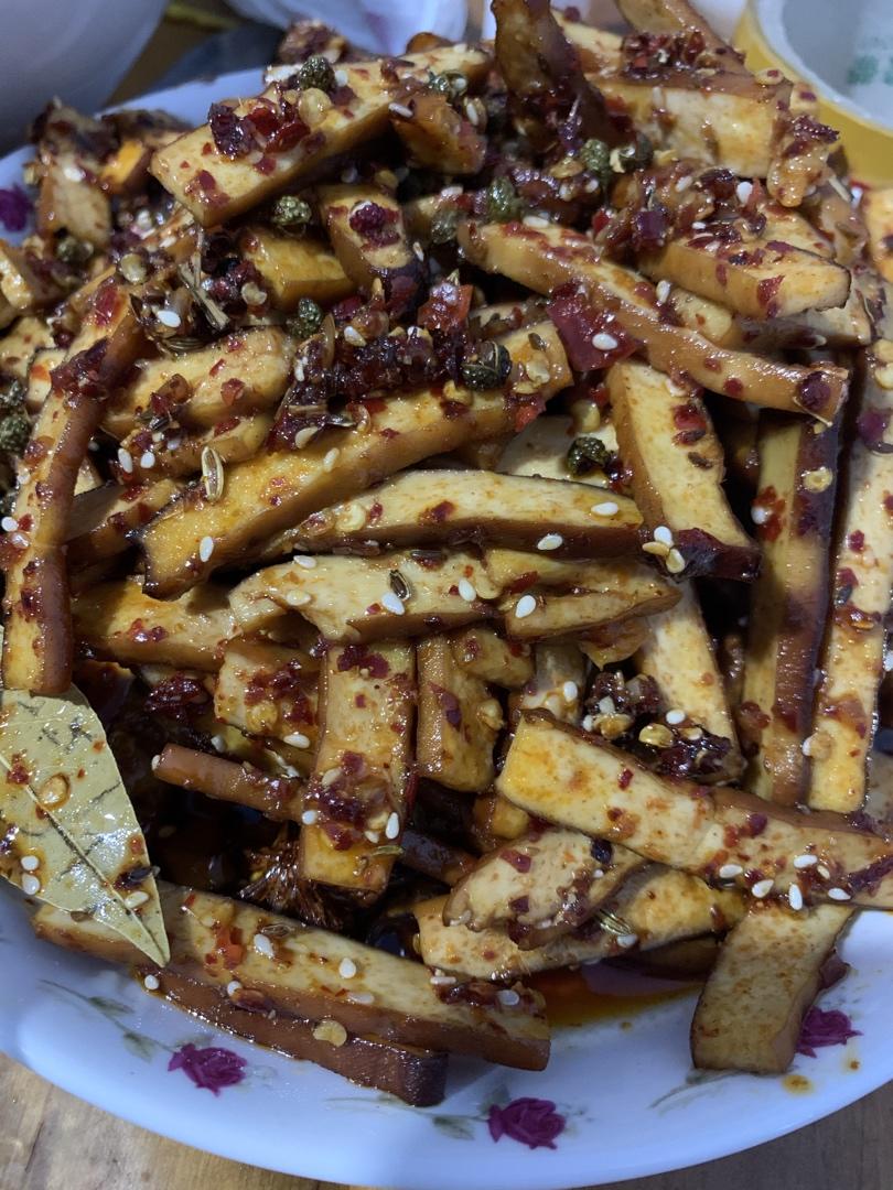 快手麻辣豆腐干