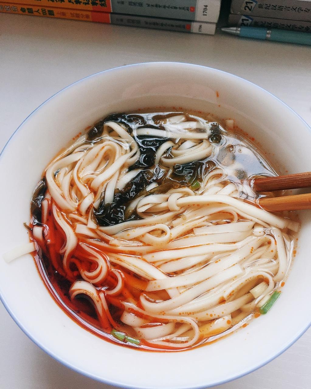 快手早餐之元气清汤面