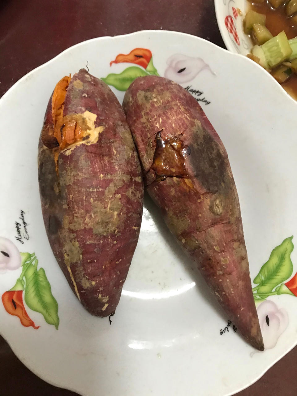 烤箱烤红薯