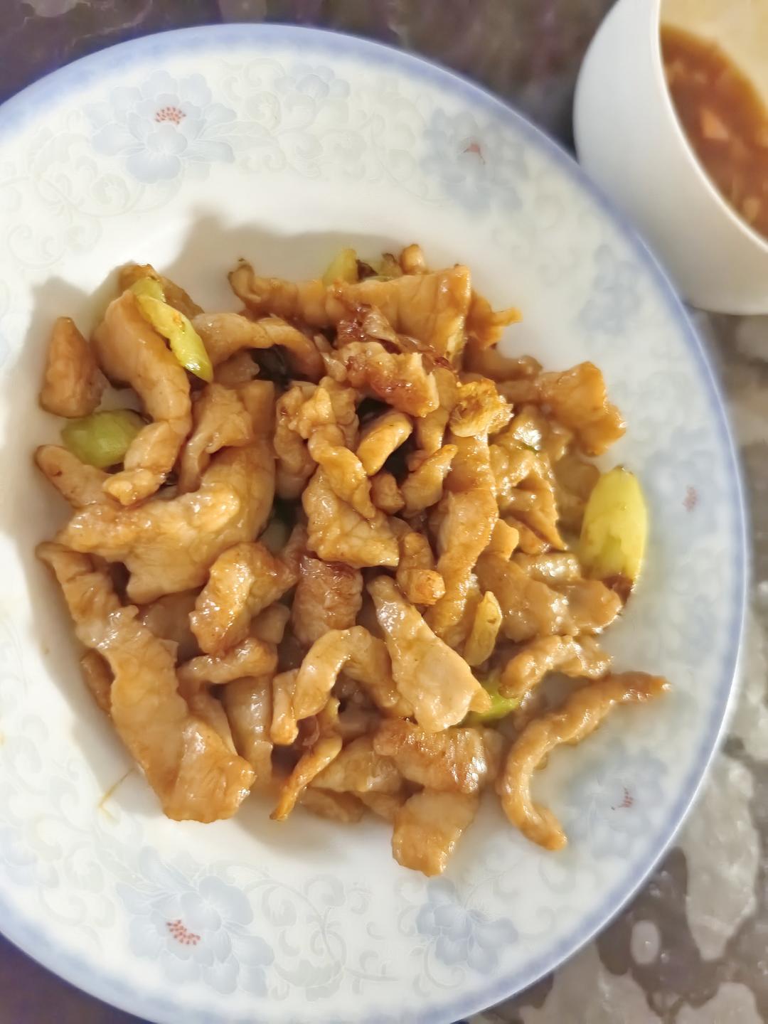 炒猪里脊丝（嫩肉配方）