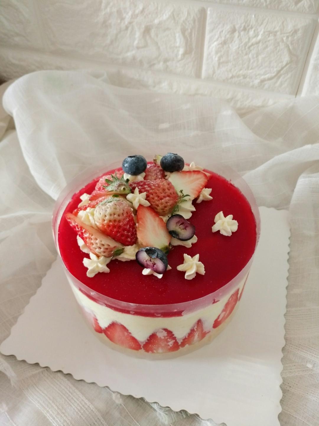 法式草莓蛋糕fraisier【厨studio 】课后作业帖