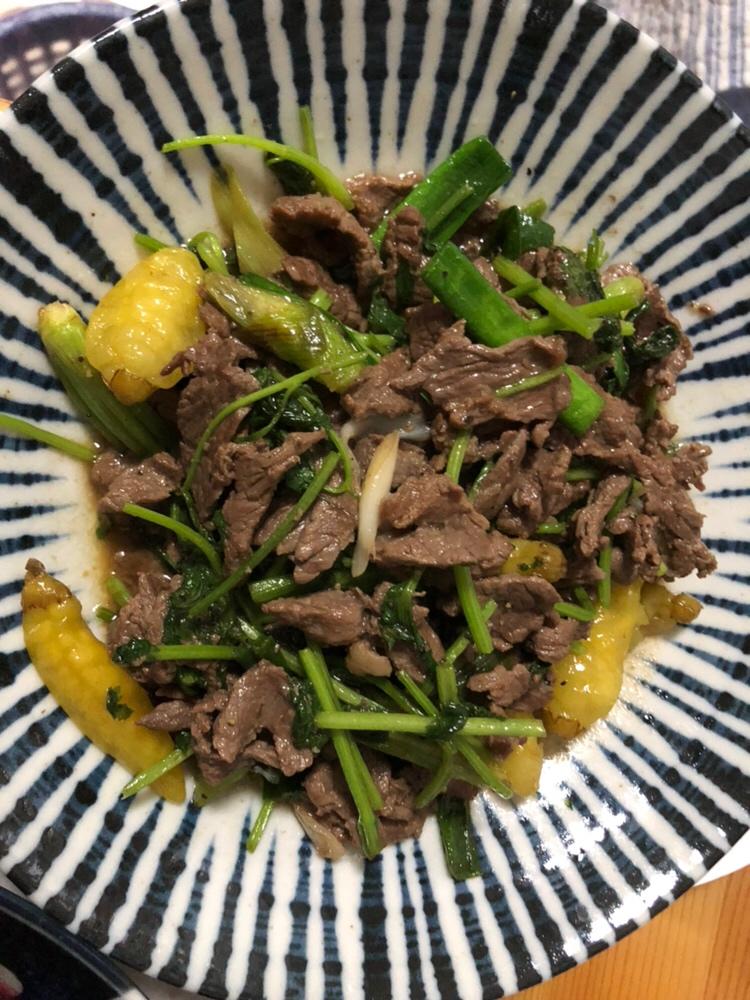 香菜牛肉的做法