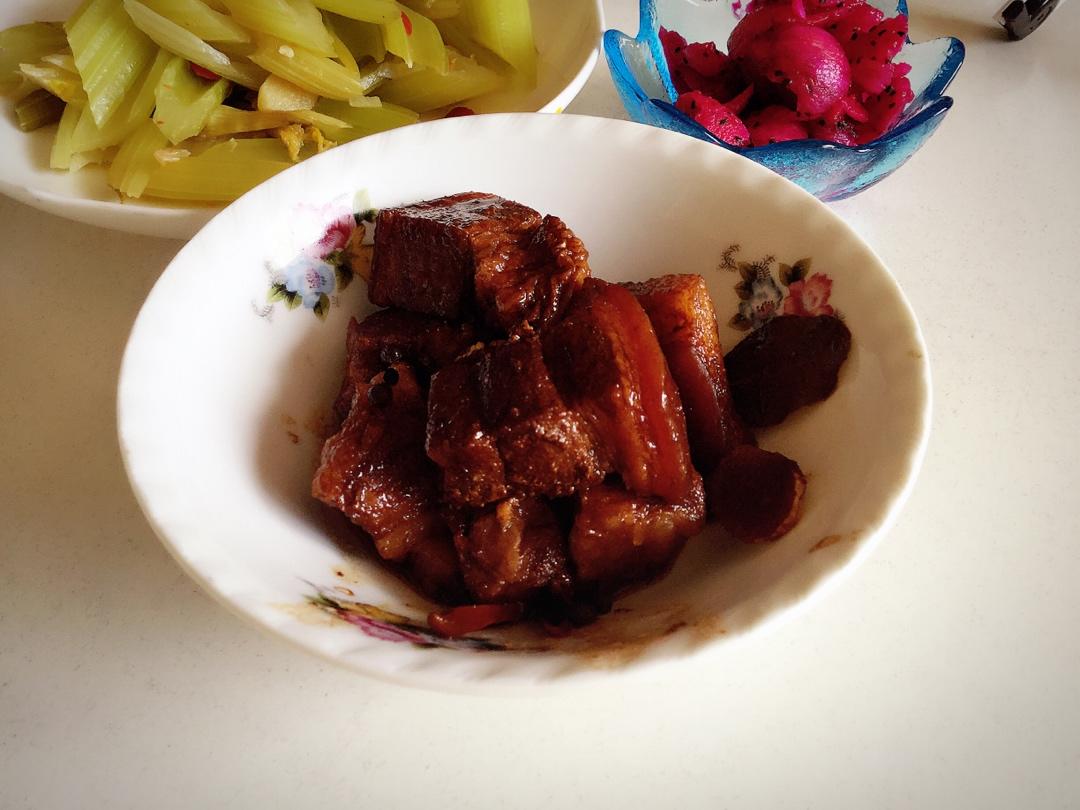 鲍鱼红烧肉，无油无糖不焯水，电饭煲快手版