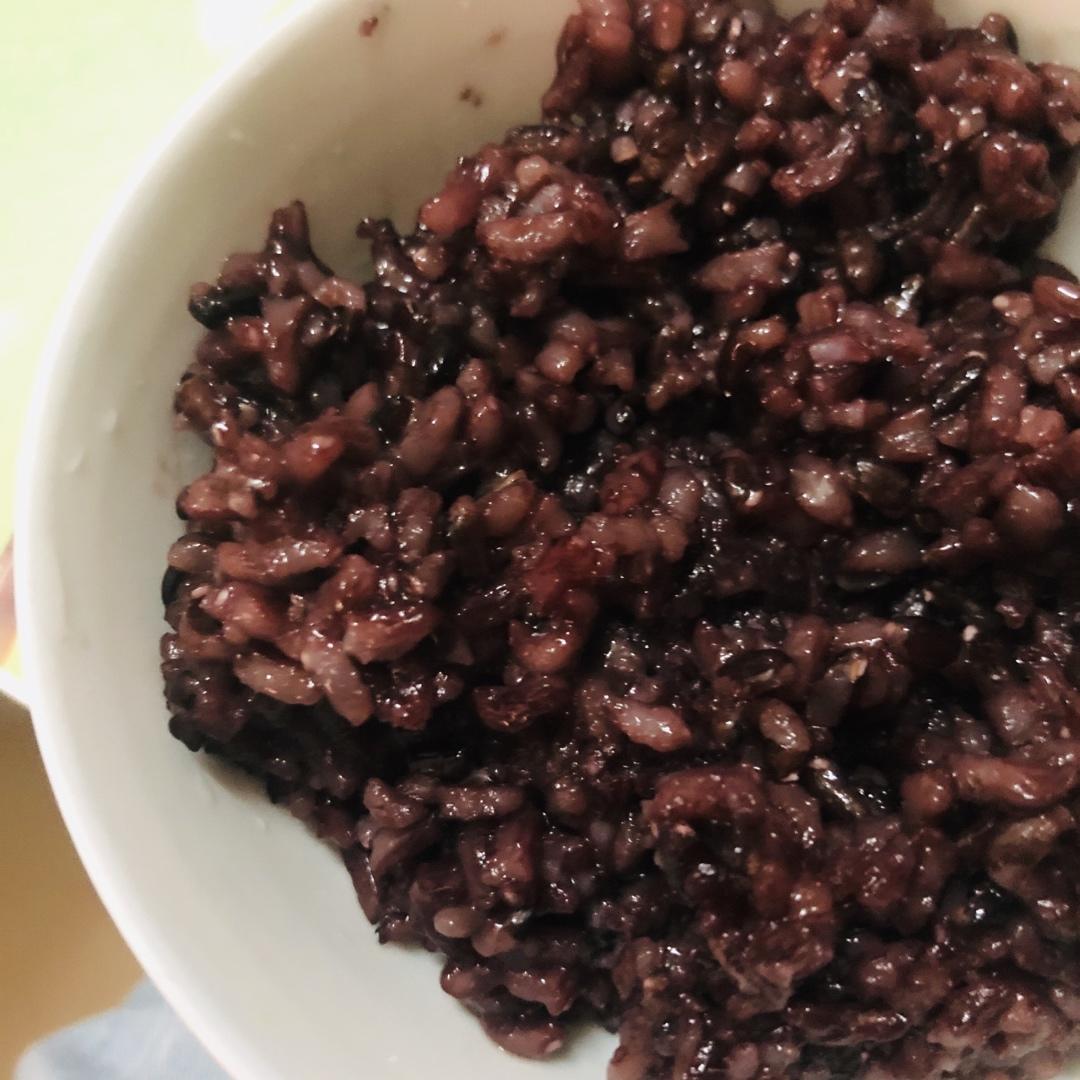 【过敏食谱】紫米饭