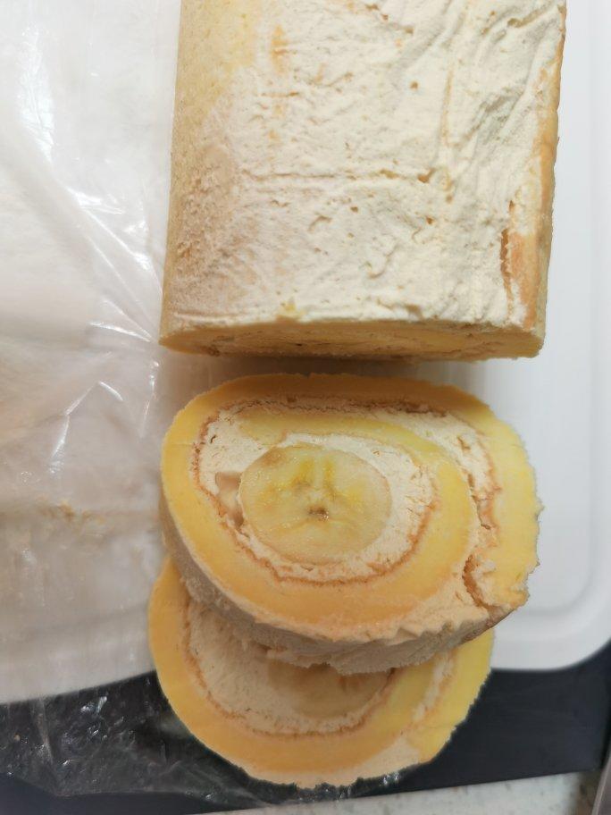 豆腐焦糖香蕉蛋糕卷