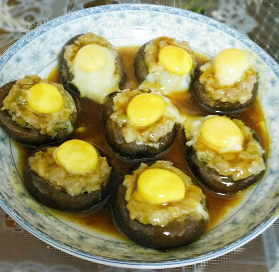 香菇肉末蒸鹌鹑蛋