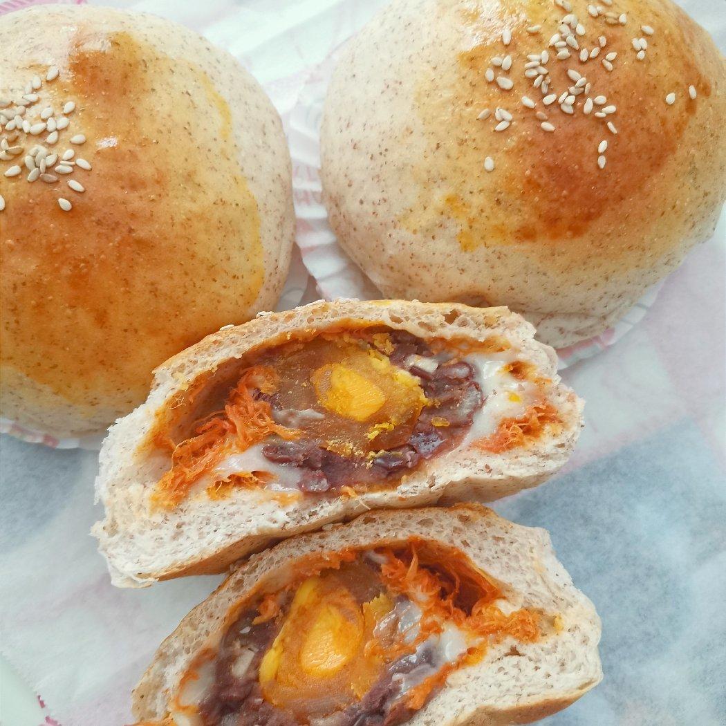 日式红豆包（低油低糖版）