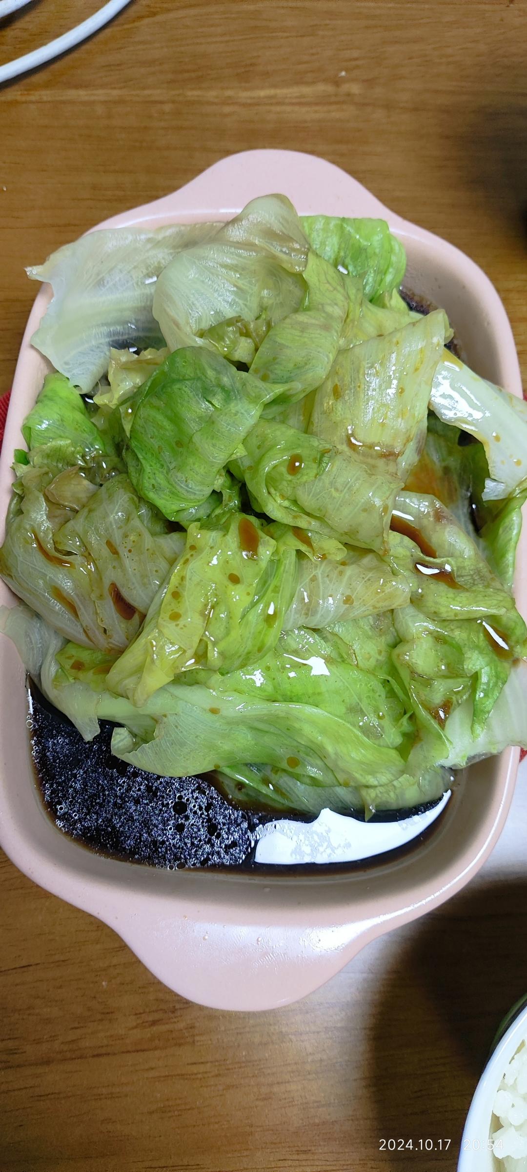 蒜蓉油麦菜（蚝油）
