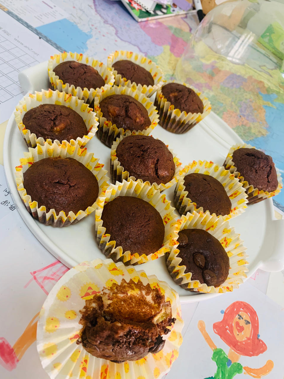 香蕉巧克力马芬