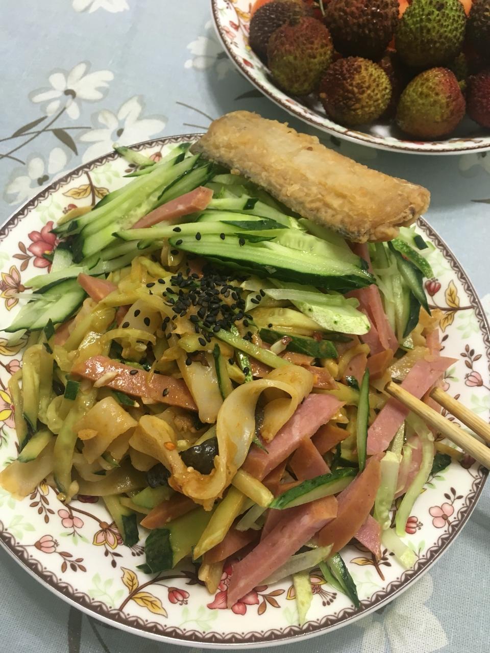 不用水洗的自制凉皮，零失败