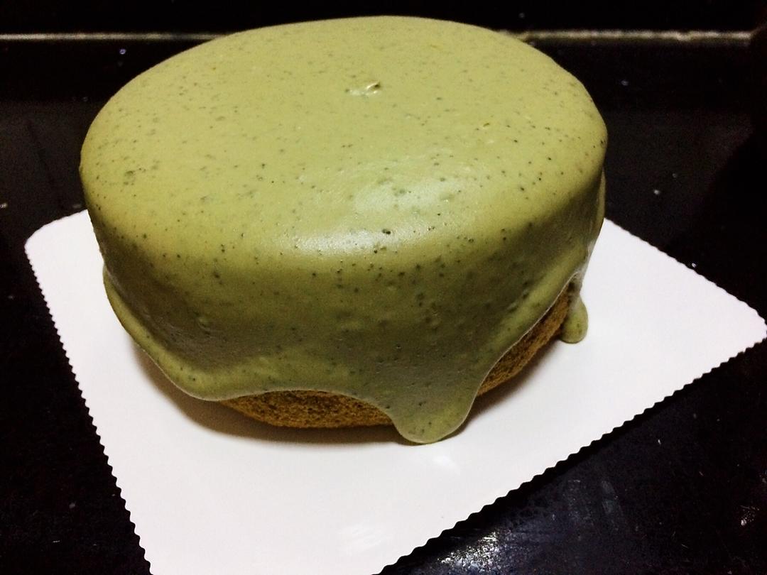 抹茶雪崩爆浆蛋糕