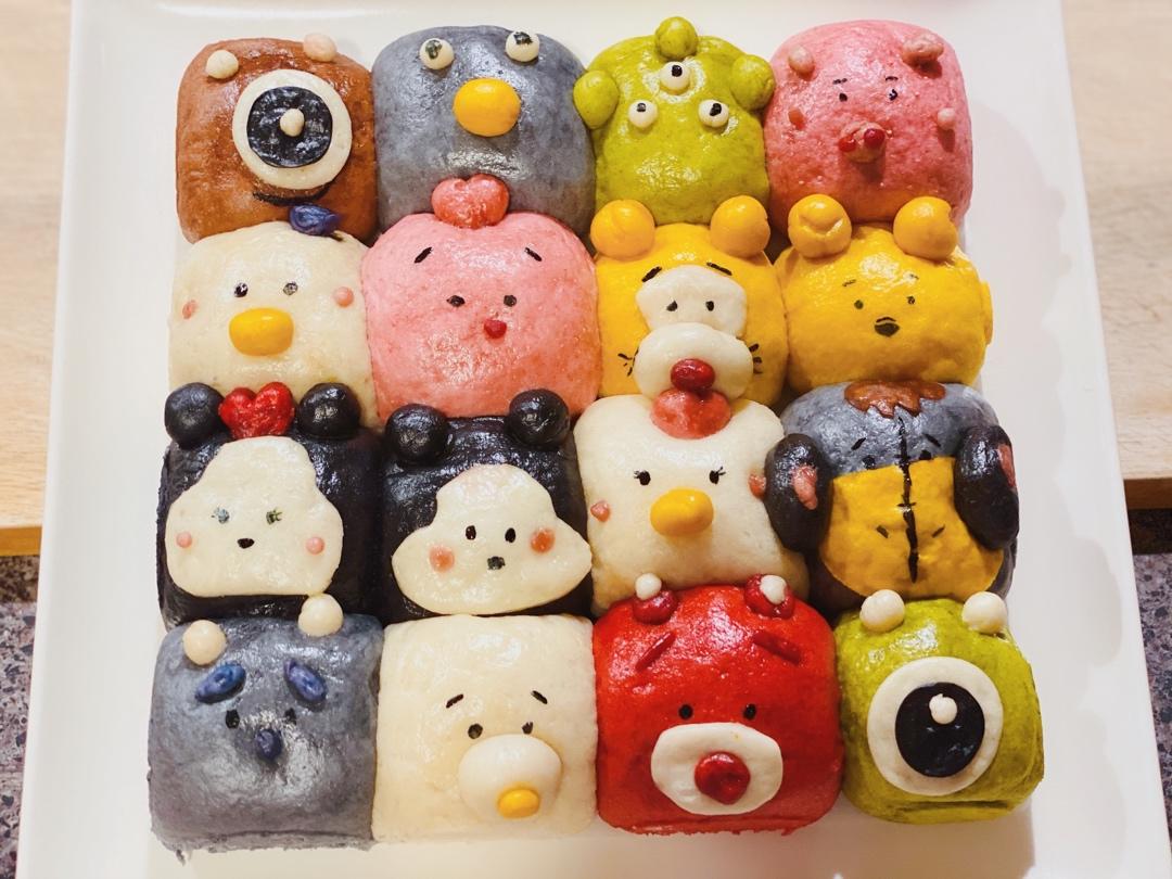 迪士尼卡通挤挤小馒头