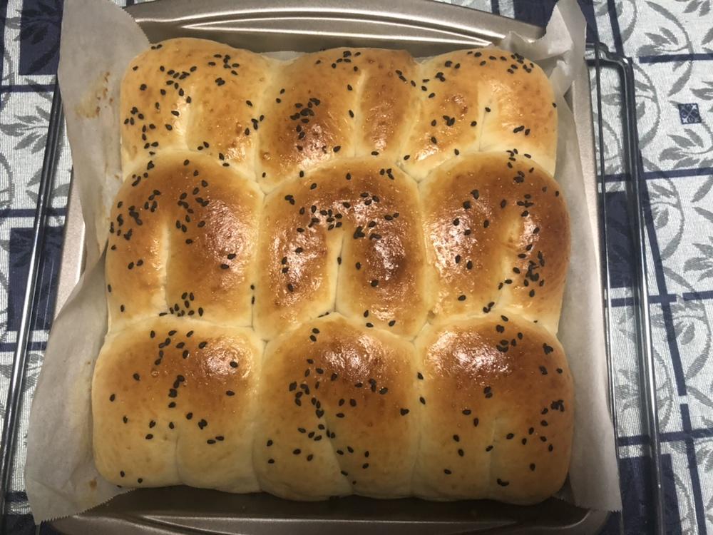 一碗白粥做成的松软面包