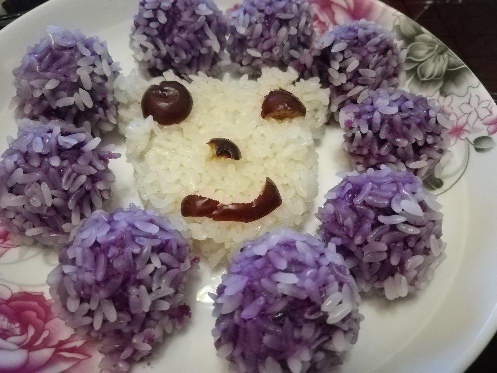 紫薯糯米球