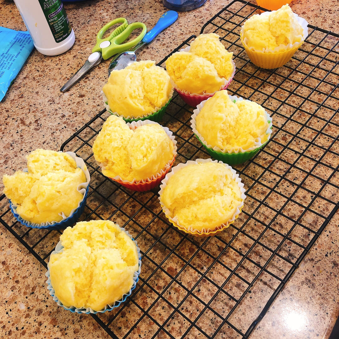 黄金发糕（南瓜小松糕）