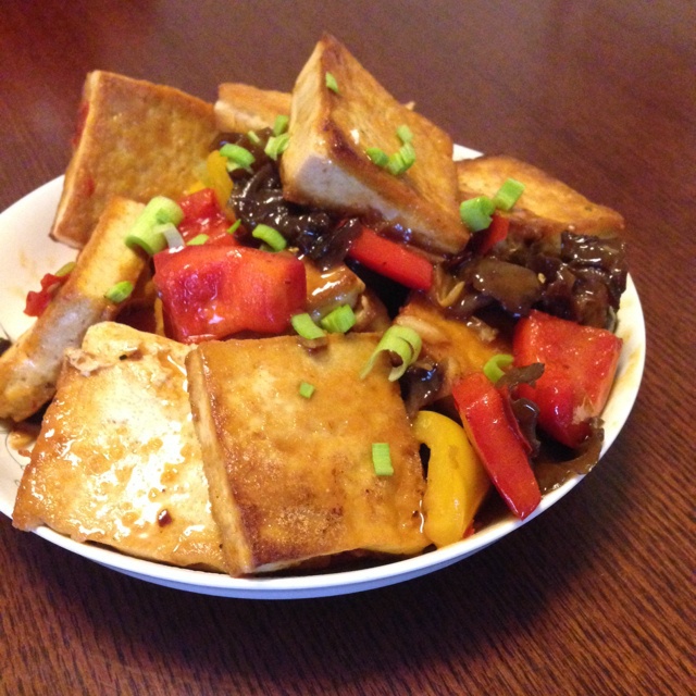 家常豆腐(彩椒版)