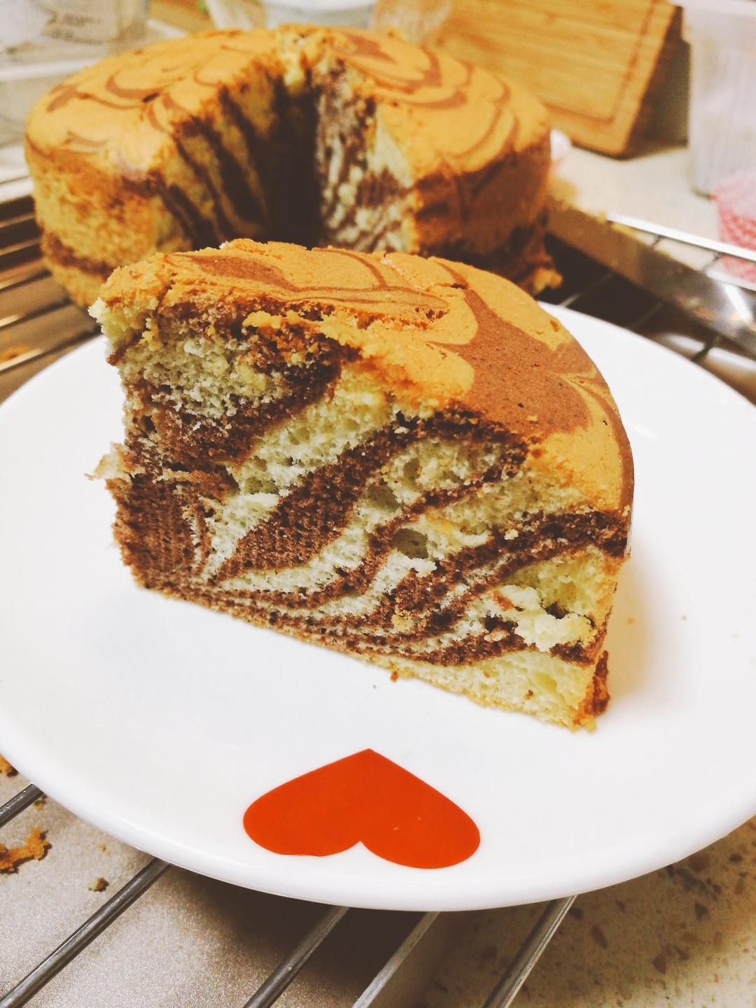 斑马纹酸奶蛋糕