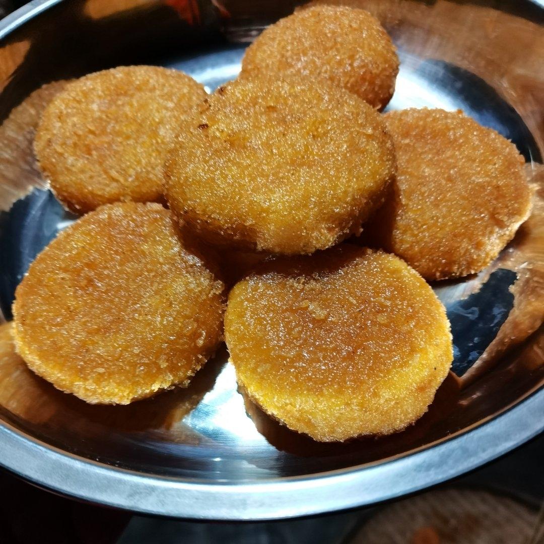 不会变形的南瓜饼
