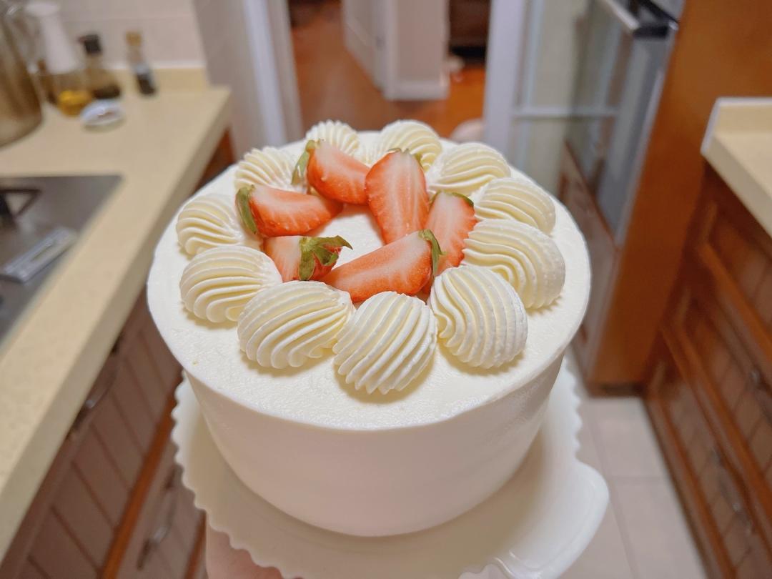 超柔软6寸戚风蛋糕(附8寸配方)零失败 超详细‼️含操作视频