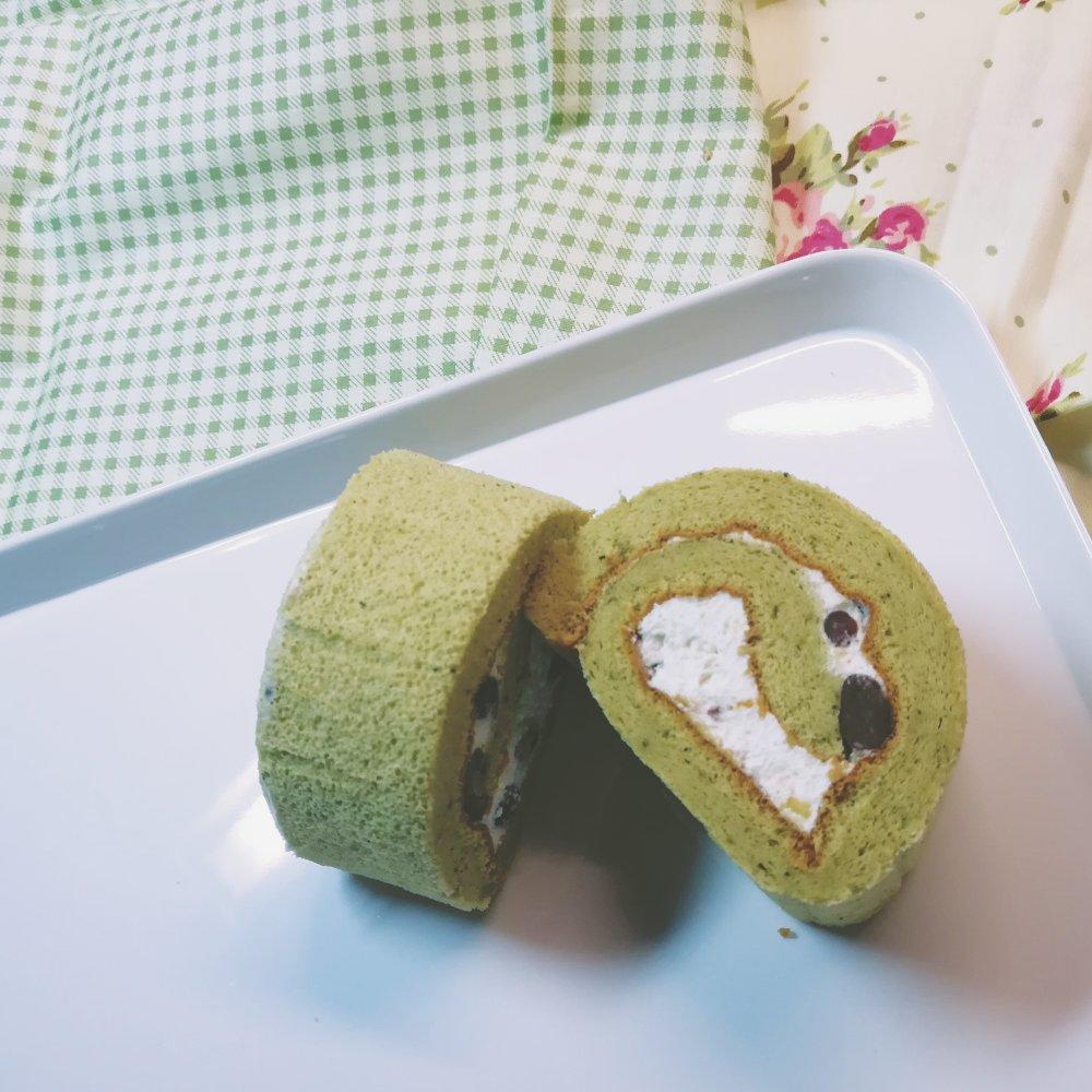 【曼达小馆】居酒屋系列：抹茶蜜豆卷与抹茶鸡尾酒